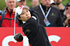 Korea's Kim Hyo-joo plays off the 1st tee during the Women's Scottish Open at the Dundonald Links, Irvine, Scotland, July 27. [AP/YONHAP]