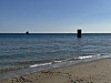 The piers for the Chosei coal mine is seen off the coast of Ube, Yamaguchi Prefecture, on Feb. 3, 2026. [KIM HYUN-YE]
