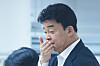 Celebrity chef Paik Jong-won and founder of Theborn Korea takes part in the company shareholders meeting on March 28 in southern Seoul. [YONHAP]