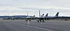 A squadron of KF-16 fighter lands at Eielson Air Force Base in Alaska on June 4. [NEWS1]