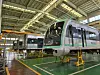 Subway trains await maintenance at Gunja Train Depo in Seongdong District, eastern Seoul, in August 2024. [YONHAP]