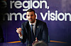 Montenegro's prime minister, Milojko Spajic, speaks at a press conference during a summit of leaders of the Western Balkans and the European Union in Montenegro on May 16. [REUTERS/YONHAP]