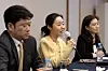 ADOR CEO Min Hee-jin during Friday's press conference [JOINT PRESS CORPS]