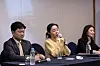 ADOR CEO Min Hee-jin during Friday's press conference. [JOINT PRESS CORPS]