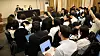 Reporters ask questions during Friday's press conference with ADOR CEO Min Hee-jin [JOINT PRESS CORPS]