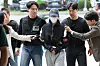 The medical school student alleged to have killed his girlfriend on the rooftop of a building walks into Seoul Central District Court in Seocho District, southern Seoul, for his arrest warrant hearing on Wednesday. [YONHAP]