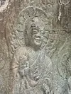 Rock-carved Buddha Triad in Yonghyeon-ri, located in Seosan [YIM SEUNG-HYE]