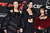Audrey Nuna, from left, Ejae, and Rei Ami from ″KPop Demon Hunters″ appear at the MTV Video Music Awards in Elmont, N.Y., on Sept. 7. [AP/YONHAP]
