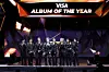 Boy band Stray Kids wins the Album of the Year award at the 2025 MAMA Awards in Hong Kong on Nov. 29, 2025. [CJ ENM]