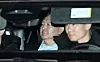 President Yoon Suk Yeol is seen riding in a car moving to Seoul Detention Center after being questioned by the Corruption Investigation Office for High-ranking Officials (CIO) at the CIO headquarters in Gwacheon, Gyeonggi, on Jan. 15. [JOINT PRESS CORPS]
