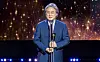Director Park Chan-wook speaks after receiving the Seoul International Drama Awards' Golden Bird Prize during its ceremony held at KBS Hall in Yeouido, western Seoul, on Wednesday. [SEOUL INTERNATIONAL DRAMA AWARDS]