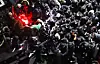 Police and the Corruption Investigation Office for High-ranking Officials try to go through a bus barricade at the presidential compound in Yongsan District, central Seoul, on Jan. 15. [YONHAP]
