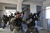 U.S. Forces Korea and Korean Army soldiers are seen during a joint military drill as part of the Freedom Shield exercise in Paju, Gyeonggi, on Marh 19, 2025. [YONHAP]