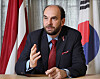 Ambassador of Latvia to Korea Aris Vigants speaks with the Korea JoongAng Daily at the embassy in Seoul on Nov. 17. [PARK SANG-MOON]