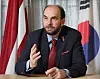 Ambassador of Latvia to Korea Aris Vigants speaks with the Korea JoongAng Daily at the embassy in Seoul on Nov. 17. [PARK SANG-MOON]