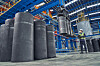 Posco Future M's factory manufacturing anode materials made of artificial graphite. [YONHAP]