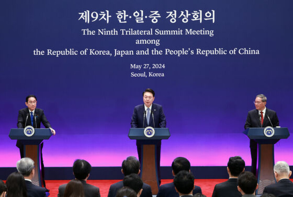 Trilateral Yoon warns North Korea against plans to launch spy satellite in ...
