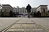 A person heads into the Constitutional Court in Jongno District, central Seoul, on March 7. [YONHAP]