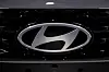 A logo sits on the hood of a Hyundai automobile following assembly at Hyundai Motor Manufacturing Czech plant in Nosovice, Czech Republic, on June 9. [EPA/YONHAP]
