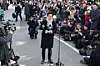 Former People Power Party leader Han Dong-hoon holds a press conference in front of the National Assembly Library in western Seoul on Dec. 3. [NEWS1]