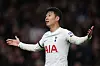 Tottenham Hotspur's Son Heung-min celebrates after scoring from the penalty spot during a Premier League match against Newcastle United at Tottenham Hotspur Stadium in London on Sunday. [AFP/YONHAP]