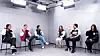 International students wear gwajam at an interview with JoongAng Ilbo in 2024. [JOONGANG ILBO]