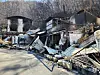 Restaurants near Dalgi medicinal spring in Cheongsong, North Gyeongsang ares seen destroyed by wildfires on March 28. [KIM JUNG-SEOK]