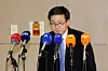 Yeo Han-koo, the head of trade negotiations at the Ministry of Trade, Industry and Energy, returns to Korea via Terminal 2 of Incheon International Airport on Feb. 5. [NEWS1]