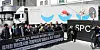 Union members hold a press conference in front of the SPL plant in Pyeongtaek, Gyeonggi, on Oct. 17, 2022, calling for a thorough investigation and strict accountability over a fatal industrial accident at a SPL factory, affiliated with the SPC Group, that occurred on Oct. 15, 2022. [NEWS1]