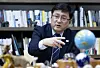 Minister of Climate, Energy and Environment Kim Sung-whan speaks during an interview with the JoongAng Ilbo at the National Assembly in Yeouido, western Seoul on Sept. 30. [LIM HYUN-DONG]