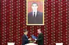 This photo, provided by Daewoo Engineering & Construction, on May 26, shows a recent signing ceremony for a contract for the Korean builder to construct a large-scale mineral fertilizer plant in Turkmenistan. [YONHAP]