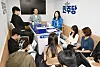 Democratic Party presidential candidate Lee Jae-myung speaks during a joint interview with press after a visit to Hadong, South Gyeongsang, on May 15. [JOINT PRESS CORPS]