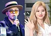 Singers G-Dragon, left, and Sana of girl group Twice [NEWS1]