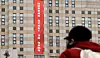 A banner reading ″Victory will be ours″ in Russian is seen hanging at the building of the Russian Embassy in Korea in Jung District, central Seoul on Feb. 22. [NEWS1]
