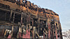 The E-Land Fashion logistics center in Cheonan, South Chungcheong, is seen heavily damaged due to a major fire that broke out on Nov. 15. The blaze was contained on Nov. 16. [NEWS1]