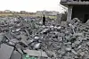 A man inspects the rubble of a house hit by a U.S. strike on the weekend in Yemen's northern Saada province on March 17. [AFP/YONHAP]