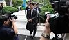 Health and Welfare Minister nominee Chung Eun-kyung arrives at the confirmation hearing preparation office in Jung District, central Seoul, on June 30. [YONHAP]