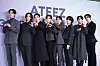 Boy band Ateez pose for a photo during a press conference for its upcoming 11th EP ″Golden Hour: Part. 2″ held in southern Seoul on Thursday. [DANIELA GONZALEZ PEREZ]