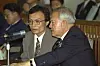 Lee Hae-chan, left, with Seoul Mayor Cho Soon in 1995 [JOONGANG ILBO]