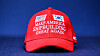 A red baseball cap designed by the Ministry of Trade, Industry and Energy to promote its “Make American Shipbuilding Great Again” initiative during trade talks with the United States is pictured on Aug. 3. [JOINT PRESS CORPS]