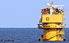 A Chinese steel structure unilaterally installed in the Korea-China Provisional Measures Zone of the Yellow Sea [REP. YI BYEONG-JIN’S OFFICE]