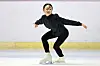 Figure skater Kim Chae-yeon trains at Taereung International Skating Rink in northern Seoul on March 11. [YONHAP]