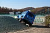 An electrified Mercedes-Benz G-Class SUV goes through off-road courses at the AMG Experience Center in Yongin, Gyeonggi. [CHO YONG-JUN]