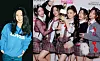 ADOR CEO Min Hee-jin, left, and girl group NewJeans, managed by HYBE subsidiary ADOR [ADOR]