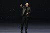 Xiaomi founder Lei Jun gestures at a launch event for the Xiaomi 15 Ultra mobile phone and the Xiaomi SU7 Ultra car in Beijing on Feb. 27. [AP/YONHAP]