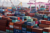 Shipping containers are piled up at Incheon Port on Jan. 1. [NEWS1]