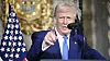 President Donald Trump speaks to the media at Mar-a-Lago, Tuesday, Feb. 18, 2025, in Palm Beach, Fla. (Pool photo via AP)