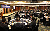 Members of the diplomatic corps, business leaders and other dignitaries listen to a keynote address by Financial Services Commission Chairman Kim Byoung-hwan during the 2025 Korea Economic Forum at Lotte Hotel Seoul in Jung District, central Seoul, on March 20. [PARK SANG-MOON]