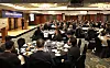 Members of the diplomatic corps, business leaders and other dignitaries listen to a keynote address by Financial Services Commission Chairman Kim Byoung-hwan during the 2025 Korea Economic Forum at Lotte Hotel Seoul in Jung District, central Seoul, on March 20. [PARK SANG-MOON]