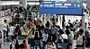 Travelers crowd Incheon International Airport. [NEWS1]
